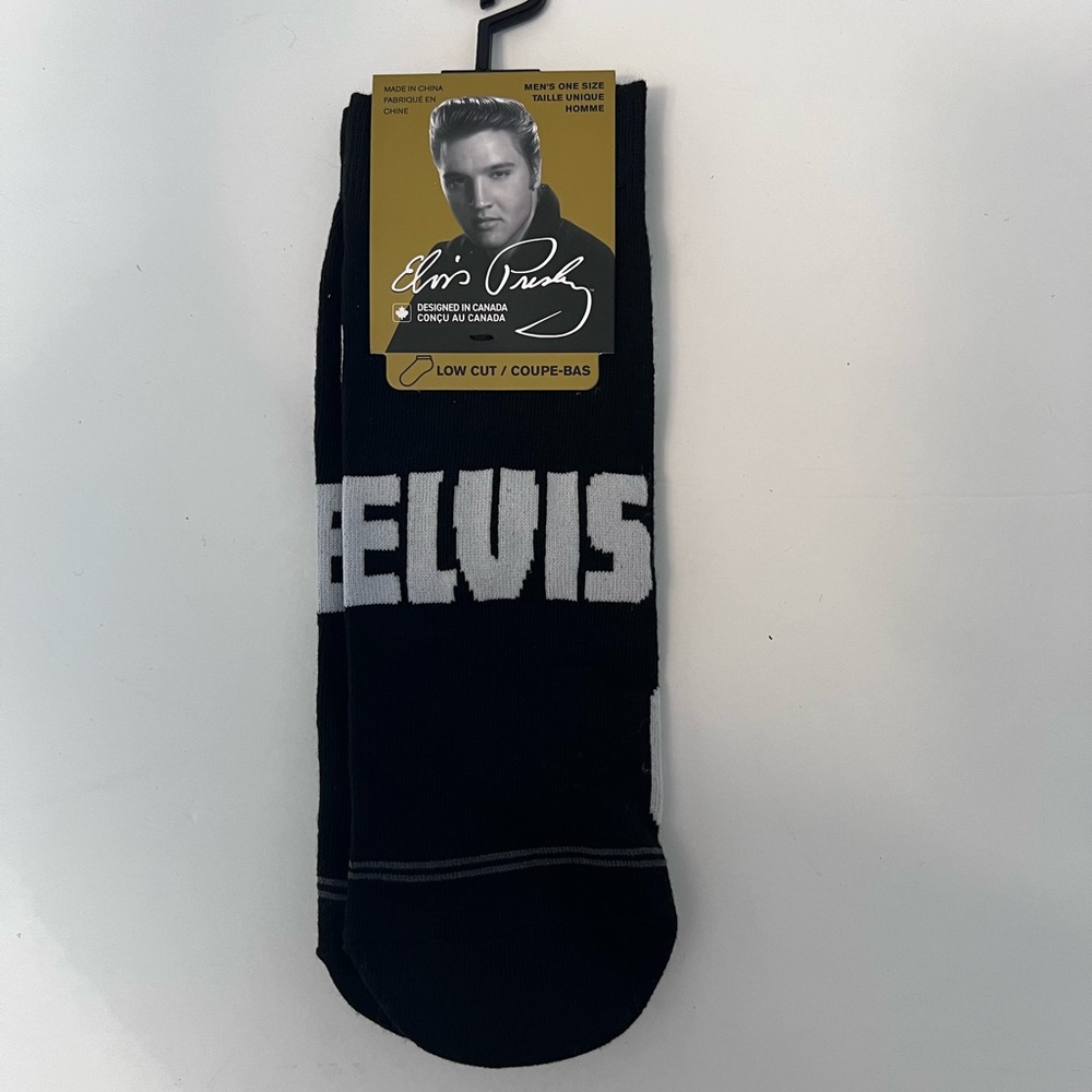 Elvis Presley “Elvis” Low Cut men’s socks NWT